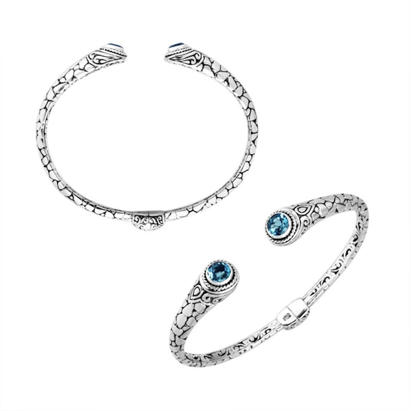 Sterling Silver Bracelet With Gemstone