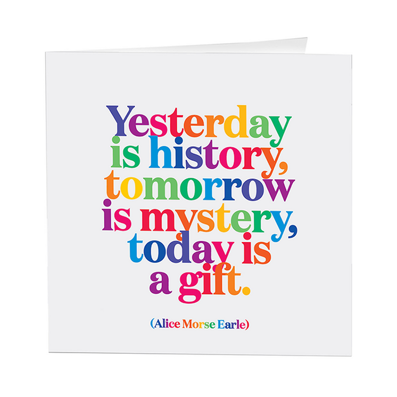 Card | Yesterday Is History