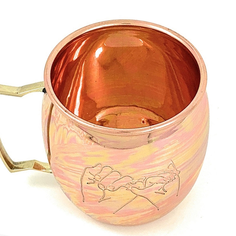 Handcrafted Moscow Mule Copper Mugs Set of 2