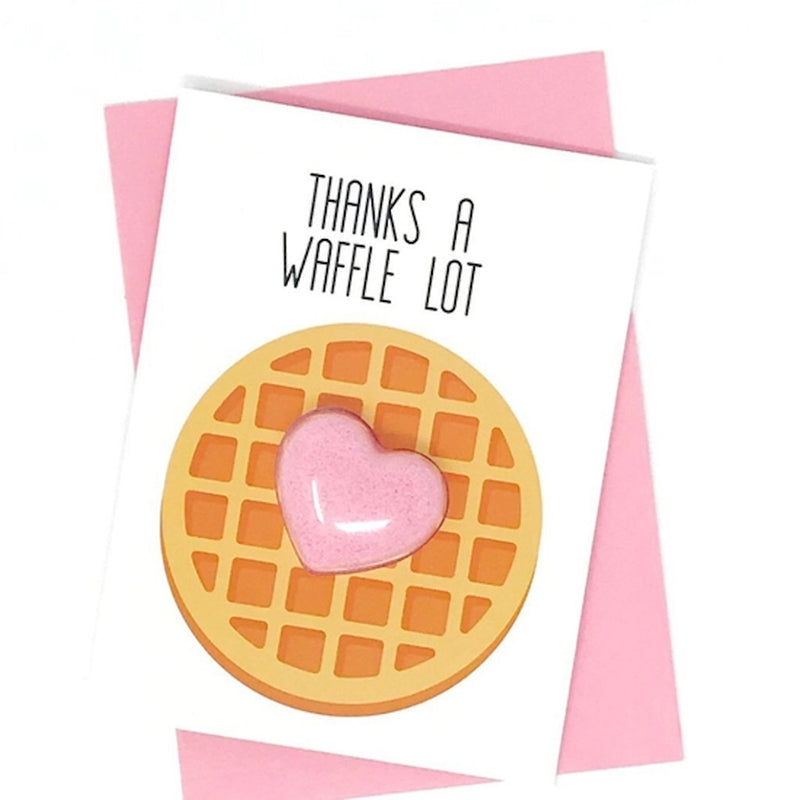 "Thanks a Waffle Lot" Bath Card