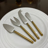 Golden Cheese Knives Set of 4