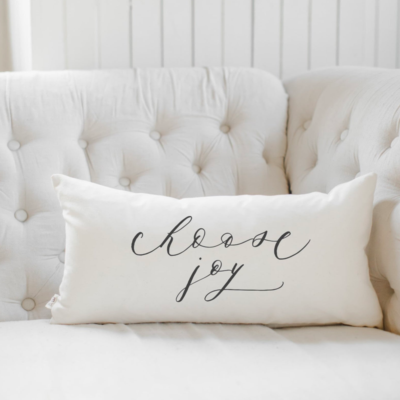 Choose Joy Lumber Pillow Cover