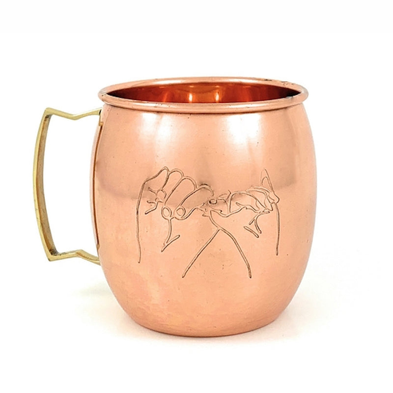 Handcrafted Moscow Mule Copper Mugs Set of 2