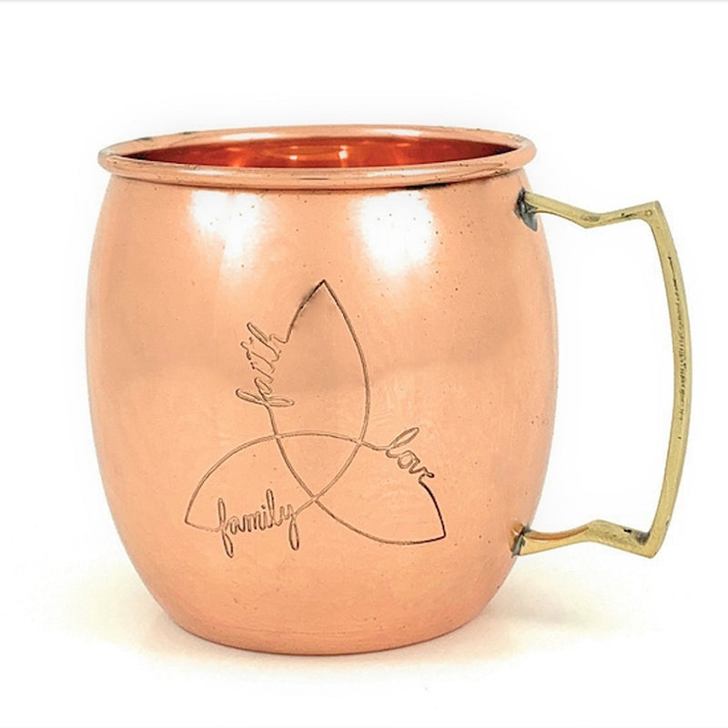 Handcrafted Moscow Mule Copper Mugs Set of 2