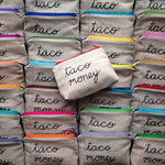 Taco Money Zipper Pouch